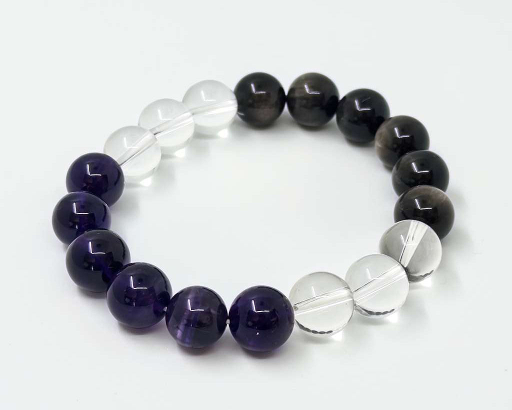 Purple & White Ascend Bracelet
