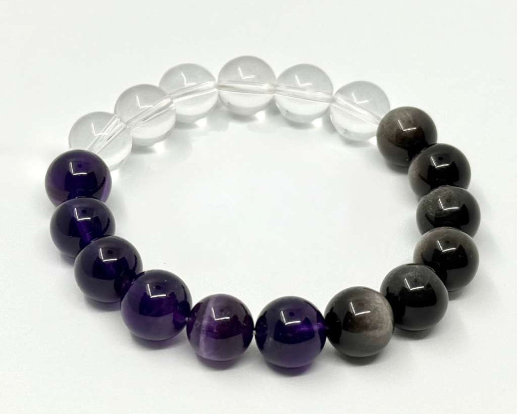 Purple & White Ascend Bracelet