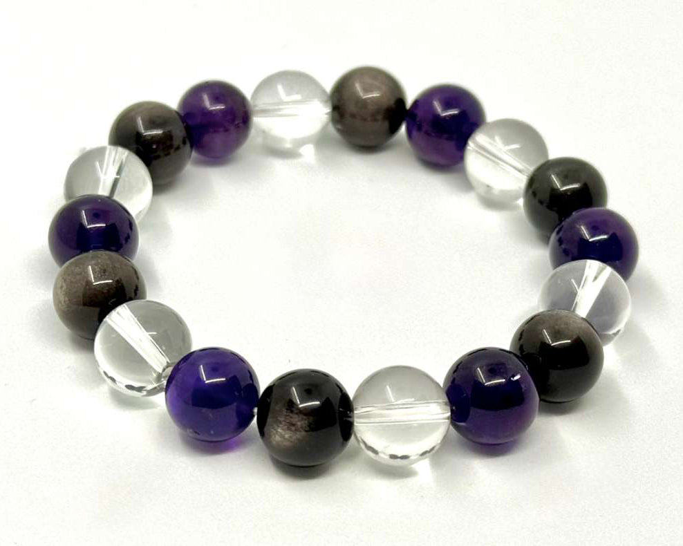 Purple & White Ascend Bracelet