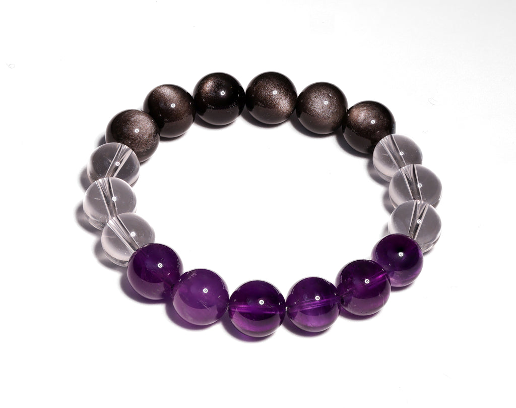 Purple & White Ascend Bracelet