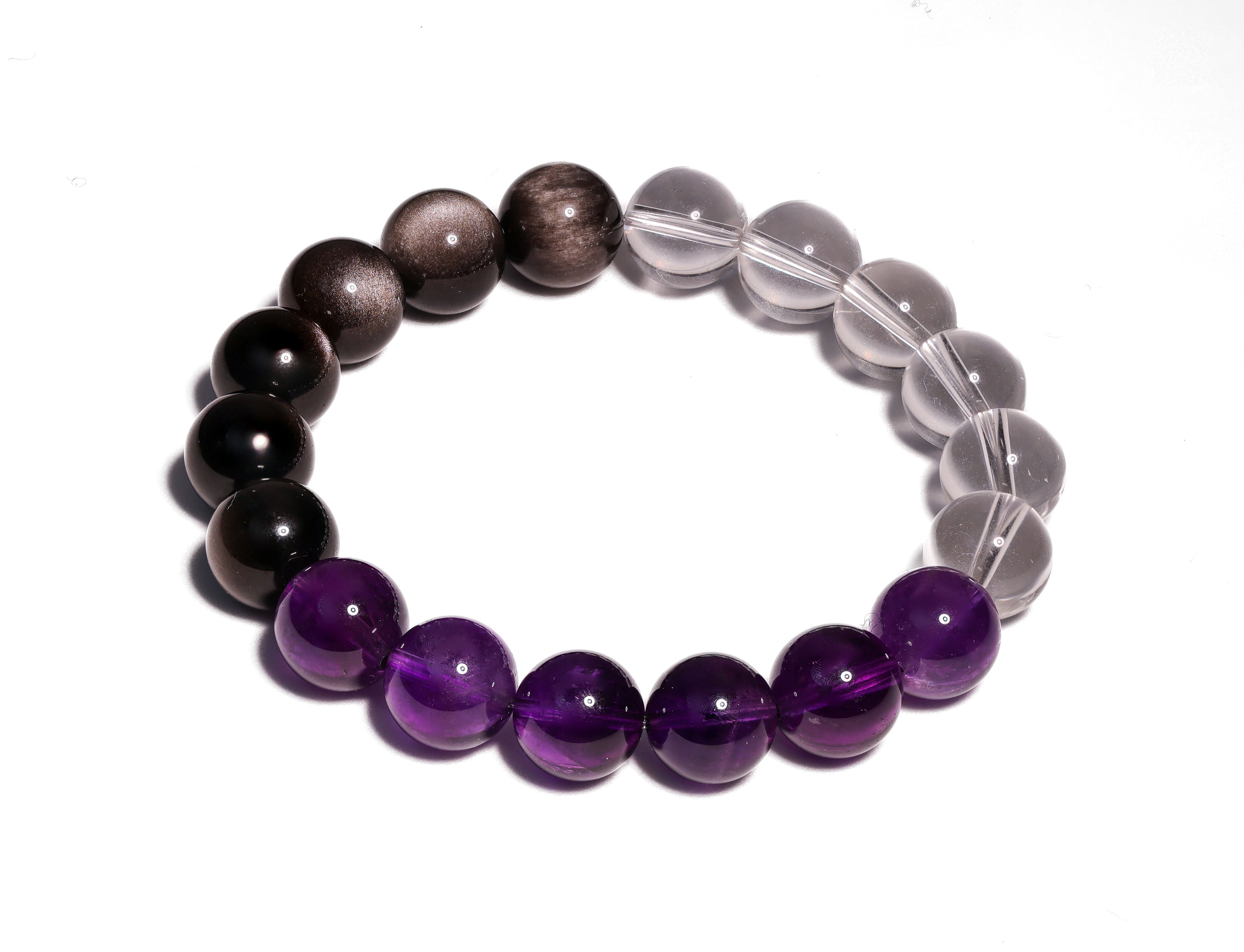 Purple & White Ascend Bracelet
